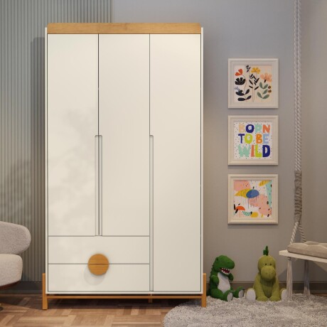PLACARD TESS KIDS 20502 3 PUERTAS MDF BLANCO 20502
