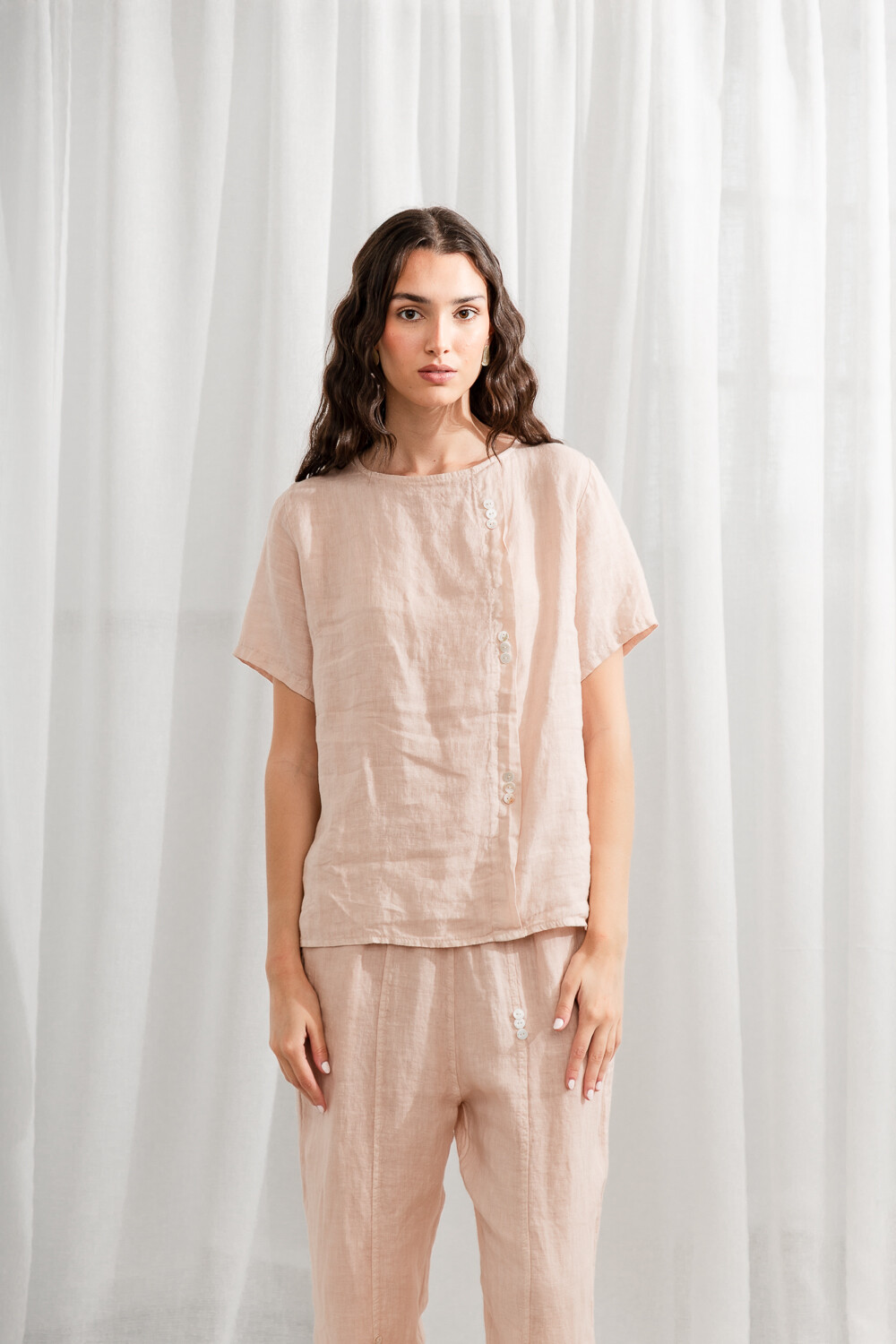 Blusa Elisabetta Beige Claro