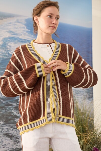 CARDIGAN SUR Chocolate