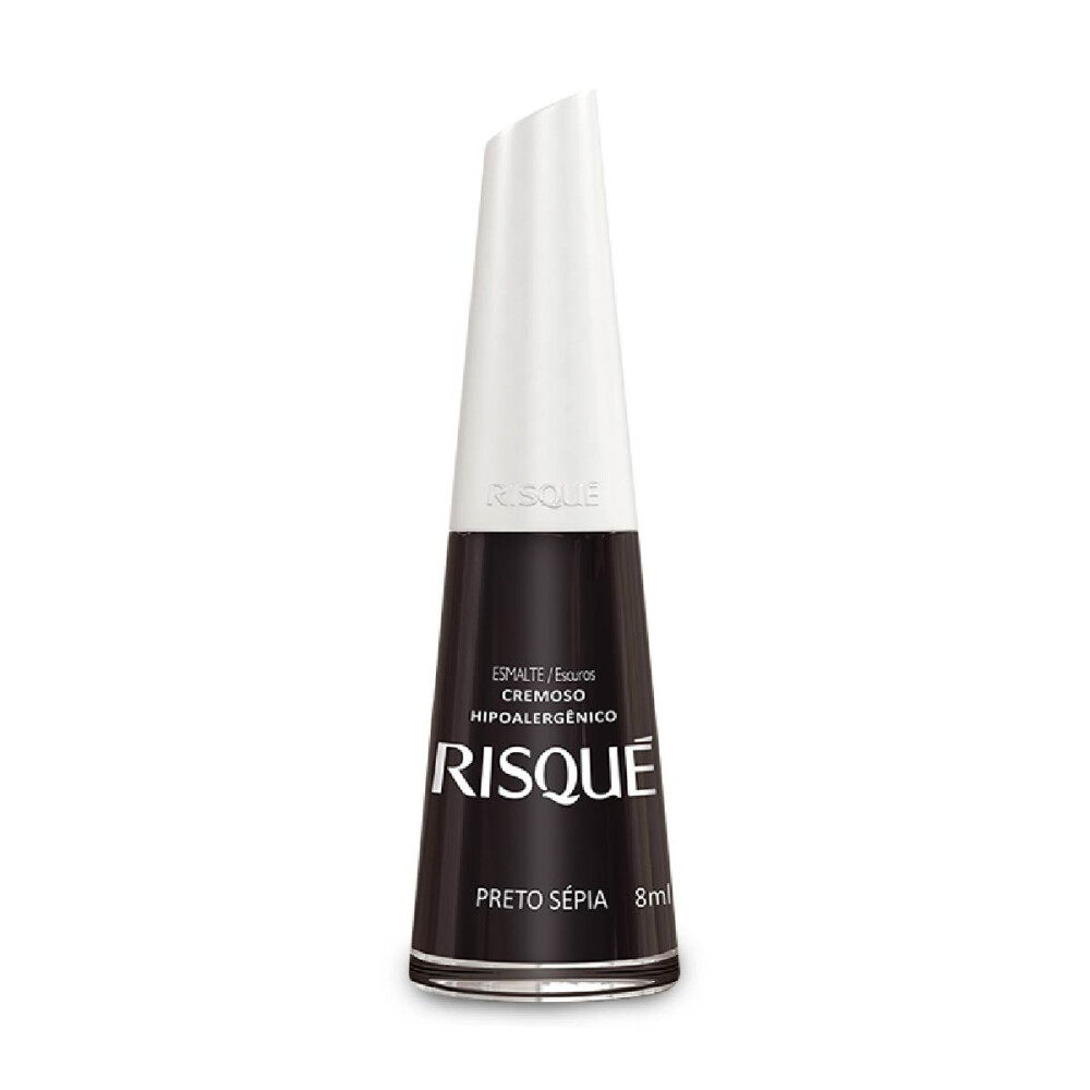 RISQUE ESMALTE DE UÑAS PRETO X 8 ML única