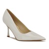 Zapato de Tacón Pursee3 White 01 Suede