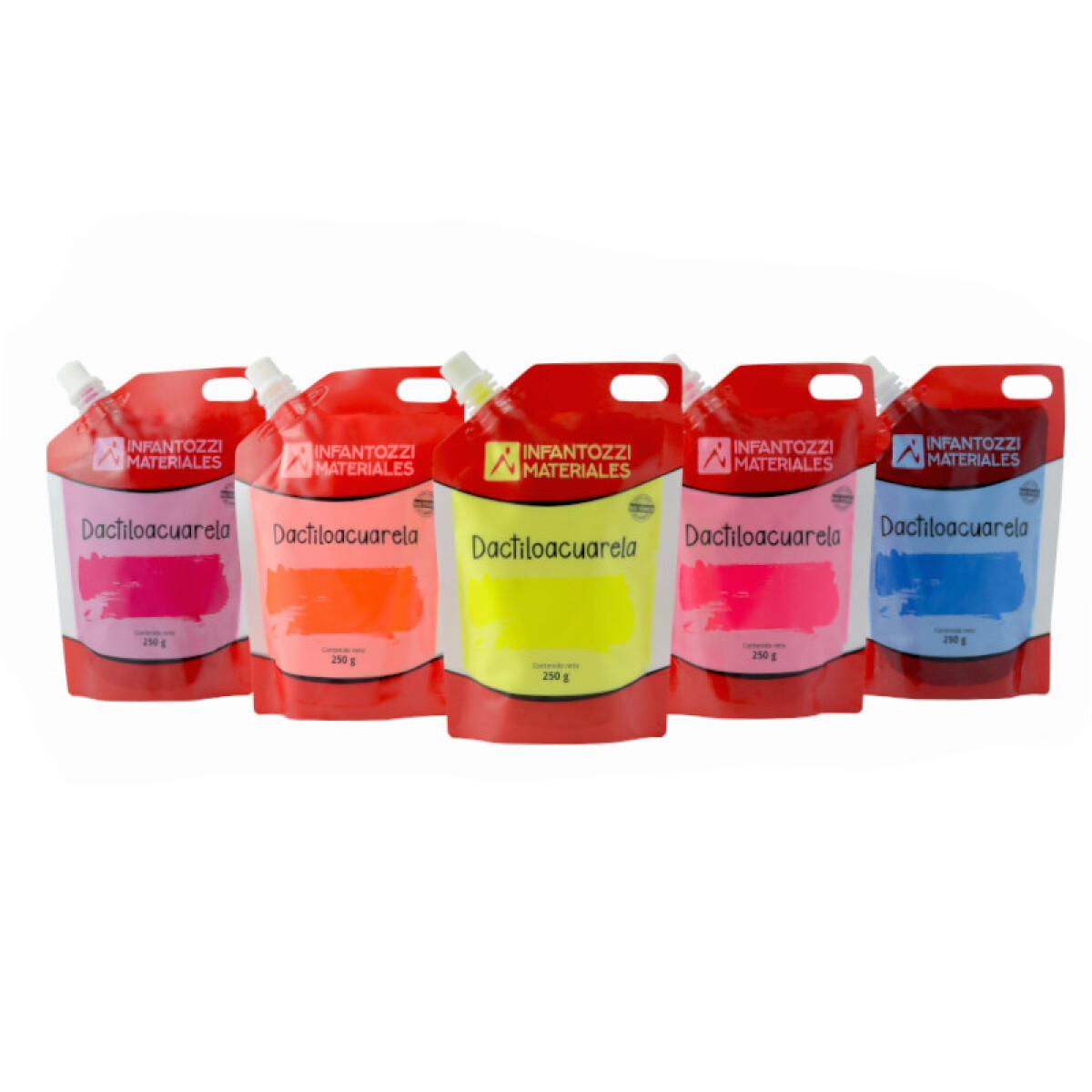 Dactiloacuarela flúo - 250 g - Sachet 