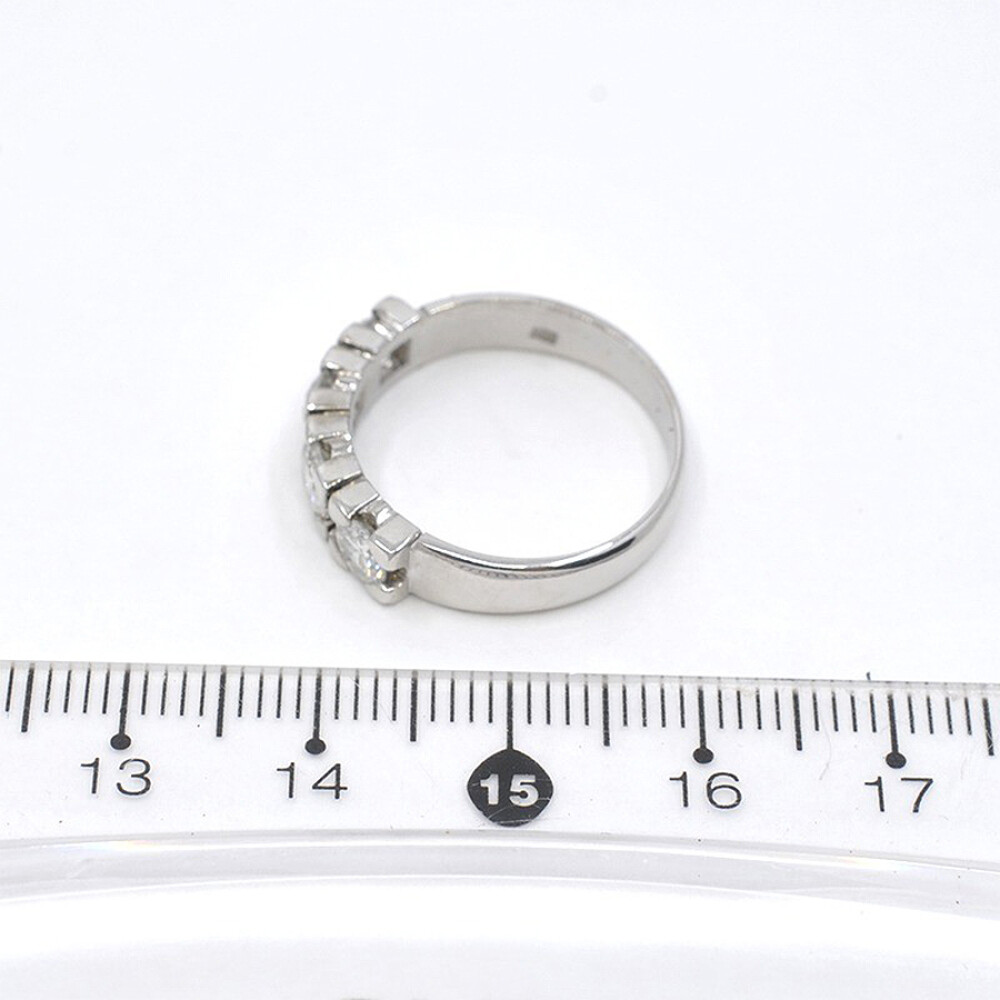 Anillo Antiguo Medio Sin Fin En Oro Blanco 18 K Y Brillantes Anillo Antiguo Medio Sin Fin En Oro Blanco 18 K Y Brillantes