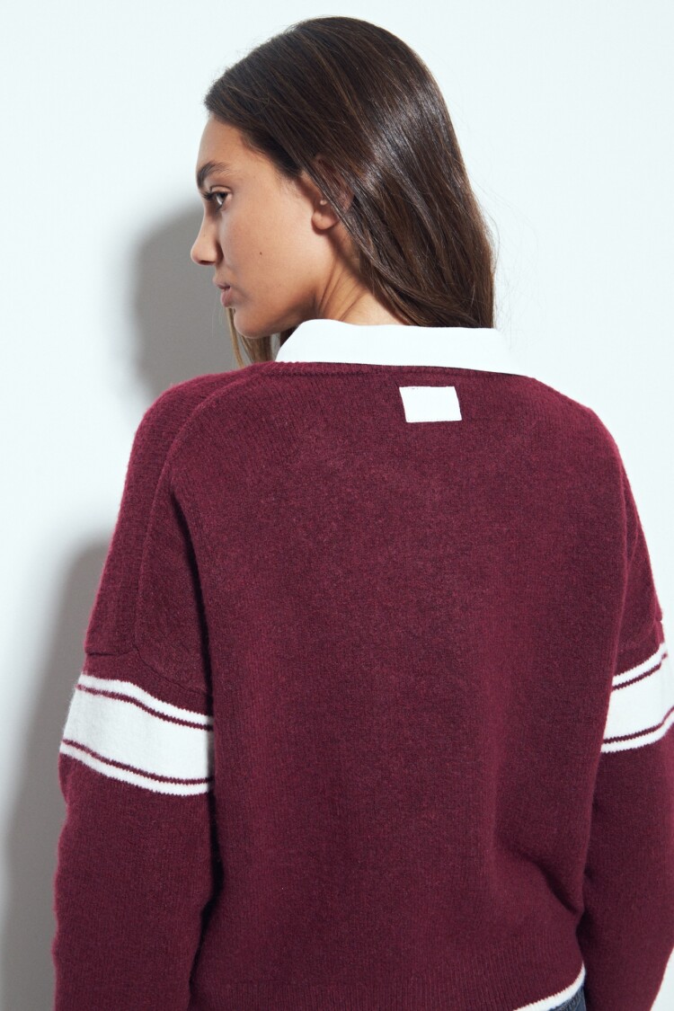 CAMPERA LEAGUE Bordó Merlot