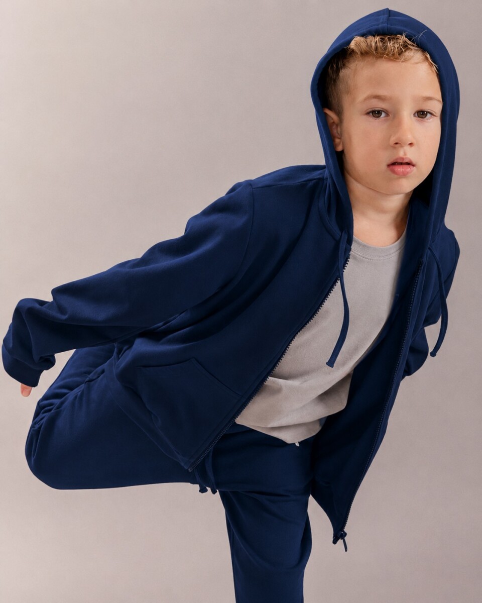 Campera Deporitva. - Azul Mariano 
