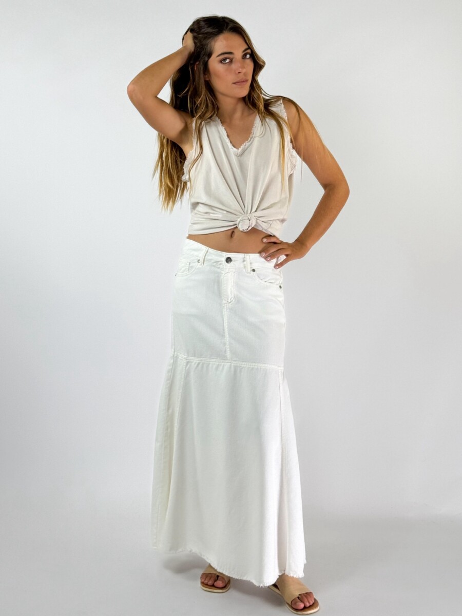 POLLERA JACINTA - CRUDO 