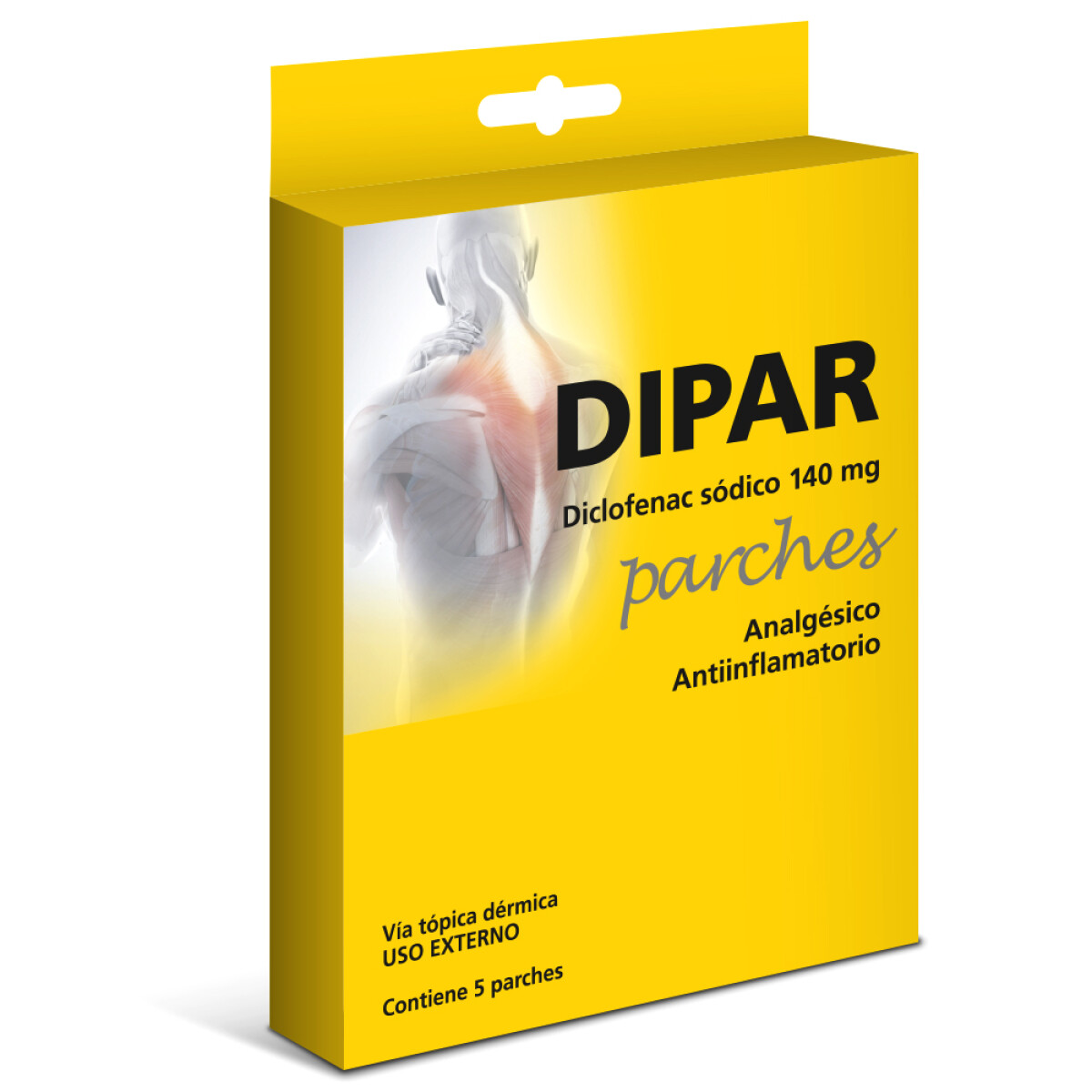Dipar 5 parches | Analgésico localizado 