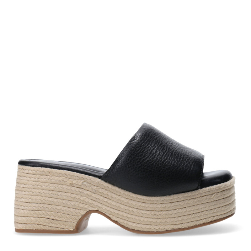 Zuecos de Mujer Bottero liso Negro