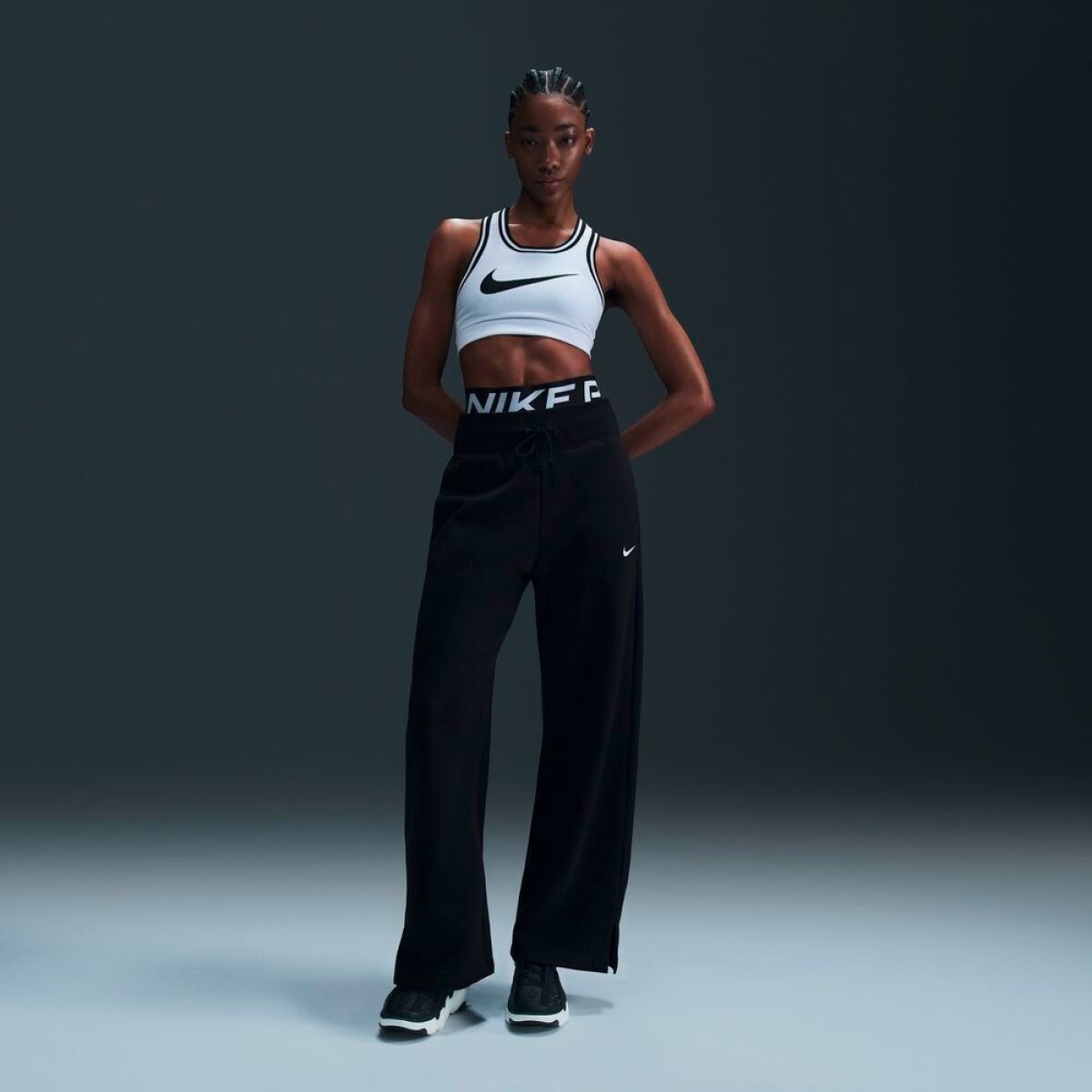 Crop Nike Jersey de Mujer - Blanco 