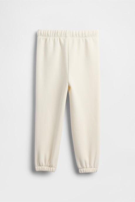 Pantalón Deportivo Logo Gap Toddler Niña Ivory Frost