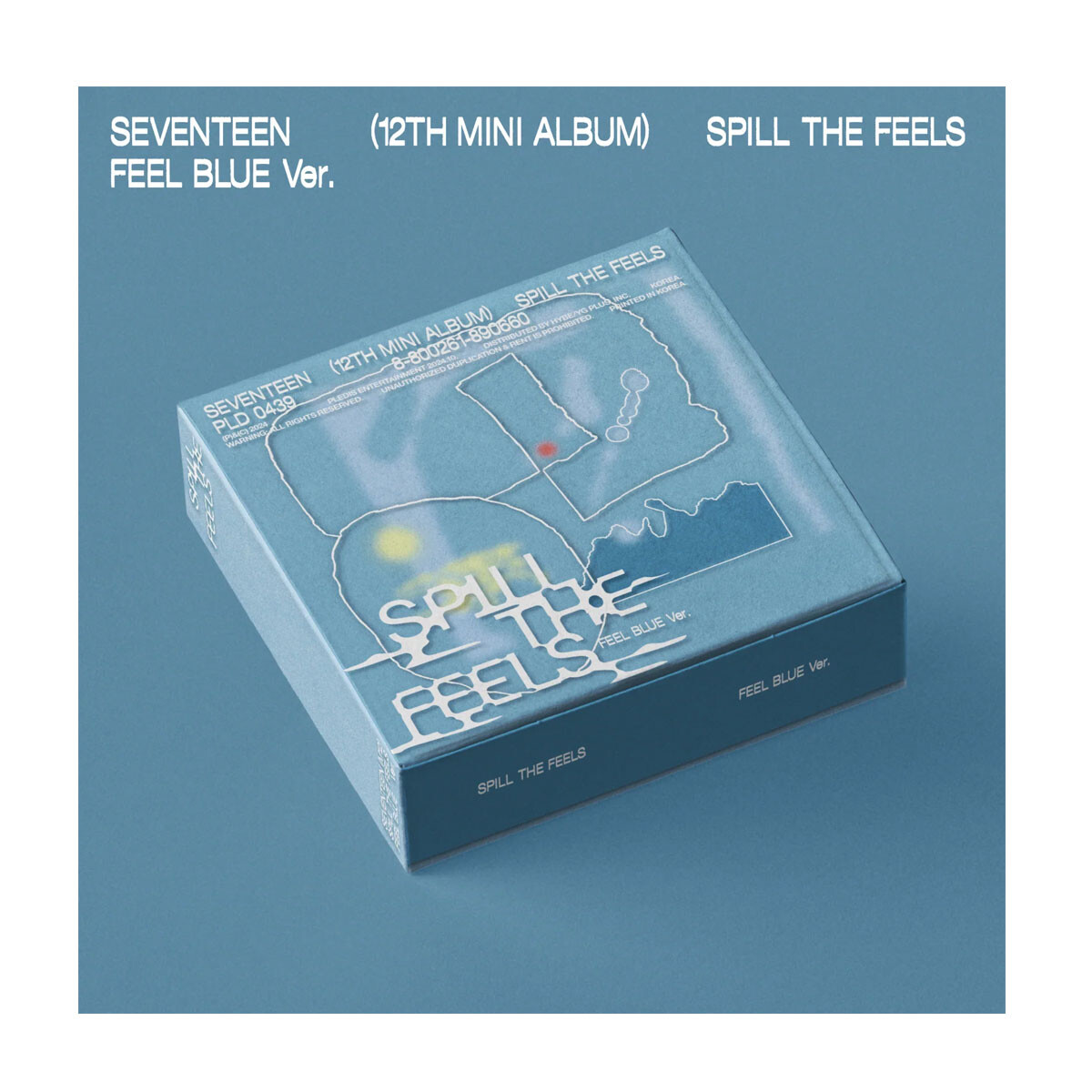 Seventeen / 12th Mini Album Spill The Feels [feel Blue Ver.] - Cd 