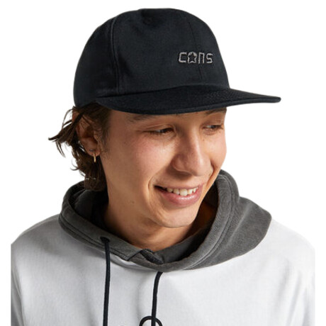 Gorro Cap Converse Cons 6 Panel Cap Negro