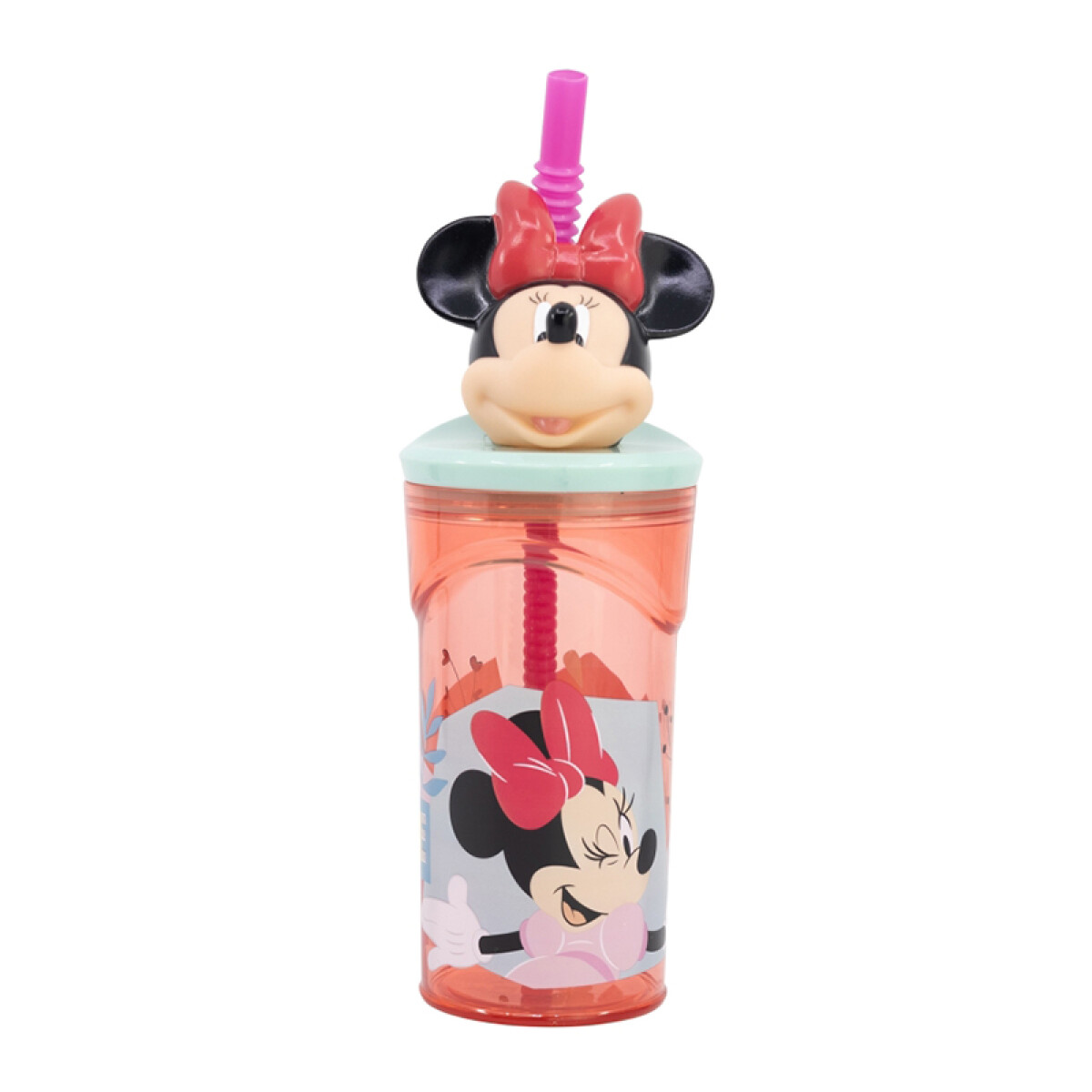 Vaso Alto con Forma 3D 18 cm 360ml - Minnie 