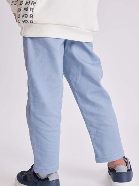 Pantalón twill Celeste