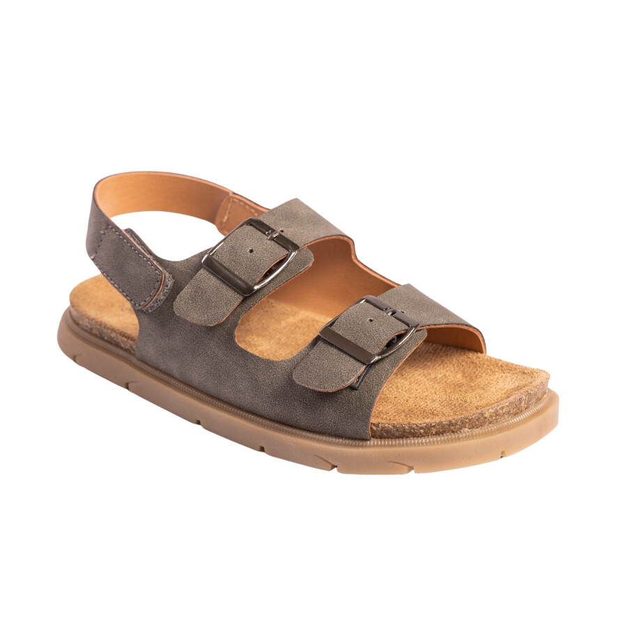 CHERRY TEENS FLAT GREY