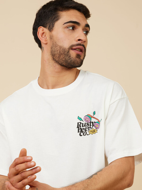 T-SHIRT JUCAR RUSTY Blanco