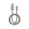 Cable de Carga Fashion Cable Ideal of Sweden USB a Lightning 1 Metro Brown