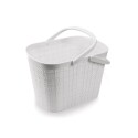 CESTO CANASTO ORGANIZADOR BLANCO
