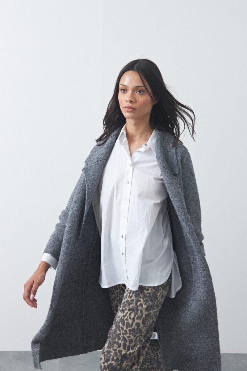 CARDIGAN BELORA Gris Melange