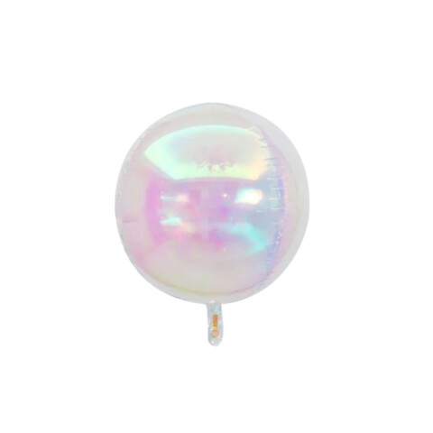 Globo ORBZ Tornasol Blanco