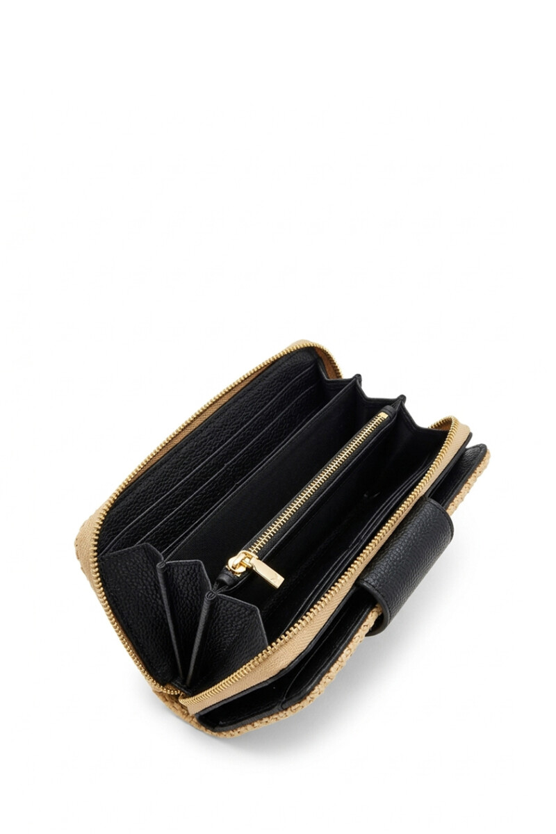 Billetera rafia negro