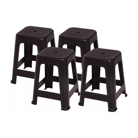 Set x4 Banquetas Bela Vista NEGRO