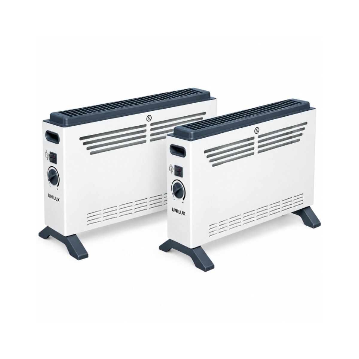 Pack X2 Estufa Convector Eléctrico Nexor 2000W Blanco 