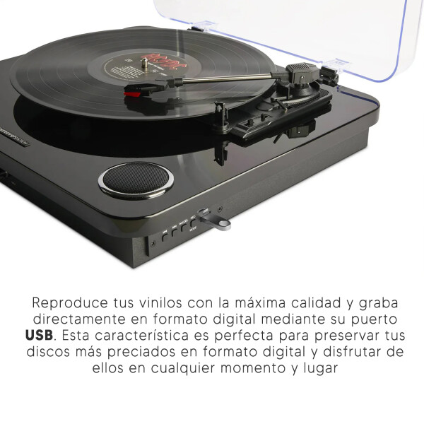 Bandeja Tocadiscos Energy Sistem Blackspin Icon BANDEJA TOCADISCOS BLACKSPIN ICON E/SIST