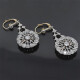 Caravanas En Oro 18K, Platino Con Brilliantes Y Diamantes Caravanas En Oro 18K, Platino Con Brilliantes Y Diamantes