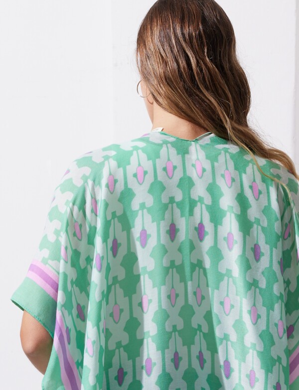 Kimono Printed VERDE/MULTI
