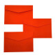 Sobre de Papel Grande x10 Und Rojo
