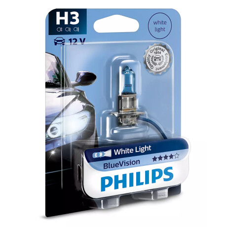 LAMPARA - HALOGENA 12V 55W H3 BLUE VISION UNIDAD PHILIPS LAMPARA - HALOGENA 12V 55W H3 BLUE VISION UNIDAD PHILIPS