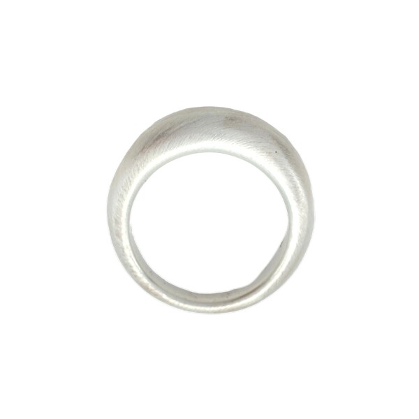 Anillo Liso-Plata 925 Esmerilada-Sin Piedra-AN3128 sinpiedra