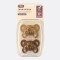 Set X2 Chupetes +6 Meses Camel