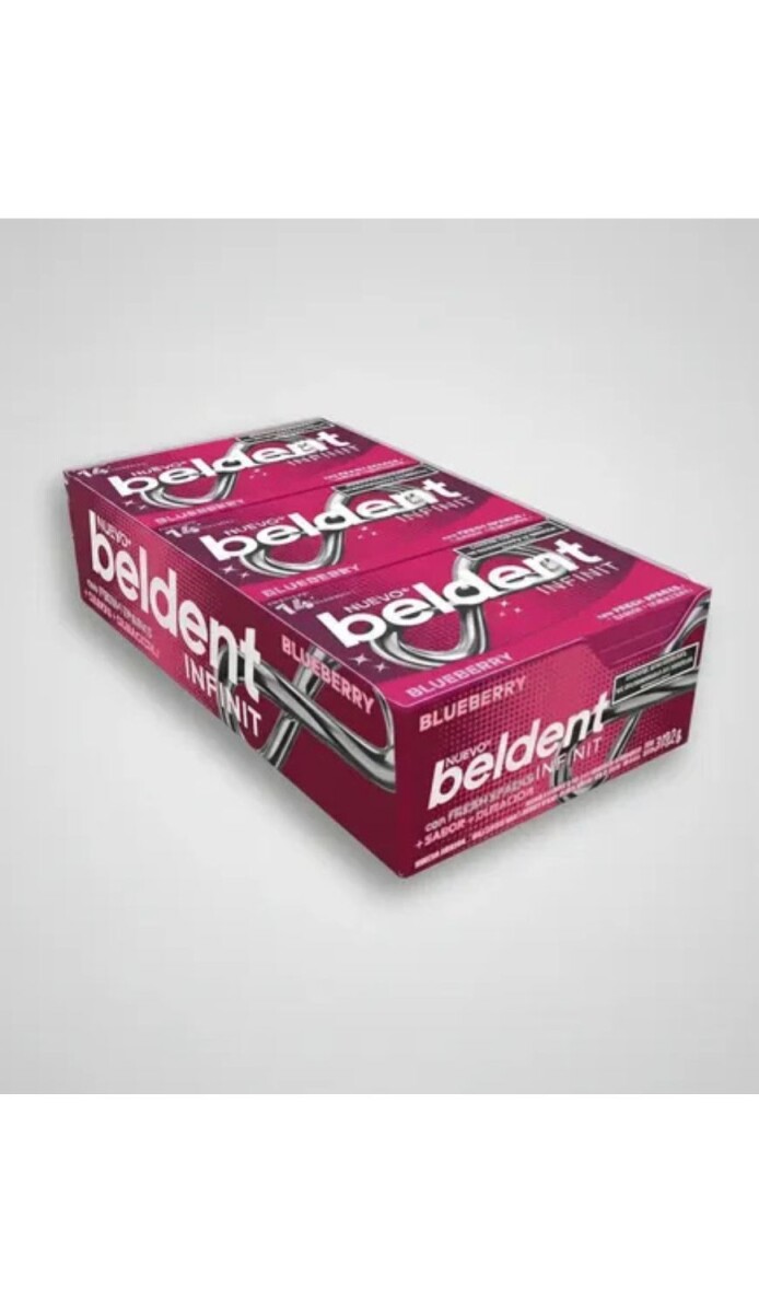 BELDENT INFINIT BLUEBERRY (ROSADO) 14PCS (DISPLAY X 12) 