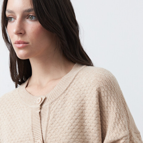 CARDIGAN TEODORA Beige Melange