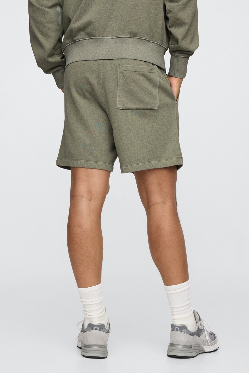 Short Deportivo Sin Felpa Logo Gap Hombre Thyme 19-0309 Tcx