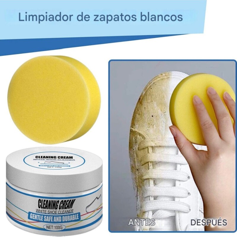 Crema Limpia Zapatos Blanqueador Limpieza Pomada Championes Crema Limpia Zapatos Blanqueador Limpieza Pomada Championes