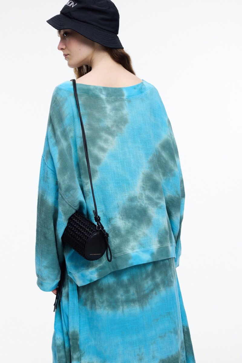 Blusa de gasa Turquesa