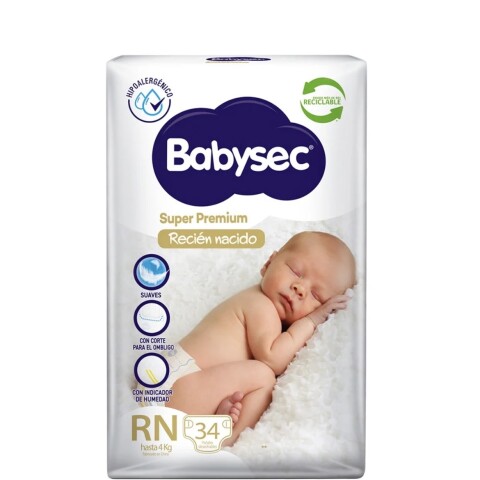 BABYSEC RECIEN NACIDO X 34 BABYSEC RECIEN NACIDO X 34