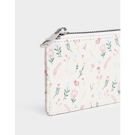 Tarjeteros Estampado Flores