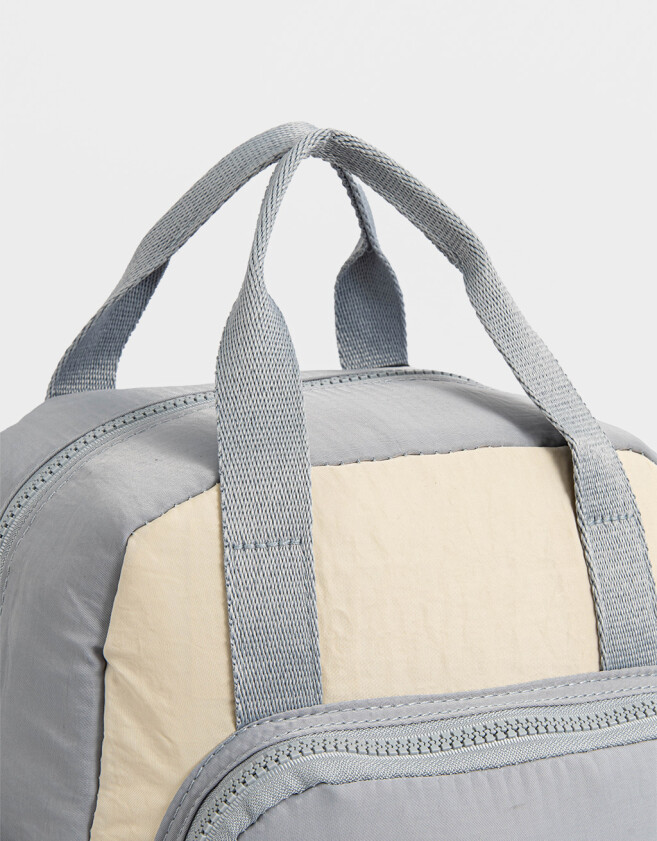 Mochilas Urbanas Deportivo Mochila Colorblock - Azul Celeste