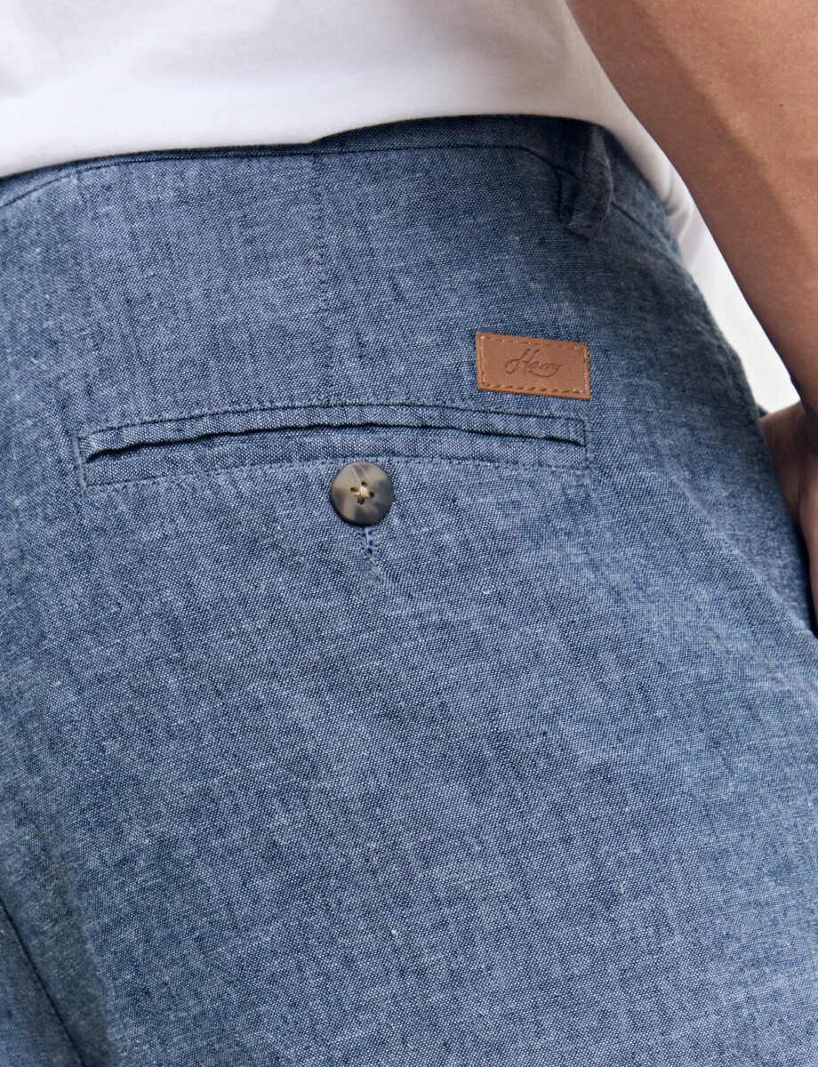 080577 PANTALON HARRY Azul Piedra