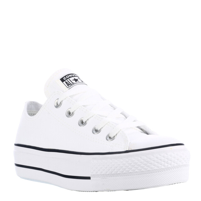 Championes Unisex Converse Plataforma Chuck Taylor Lift Blanco - Negro
