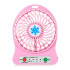 Ventilador Recargable Indicador Led 3 Velocidades Usb Color Variante Rosa