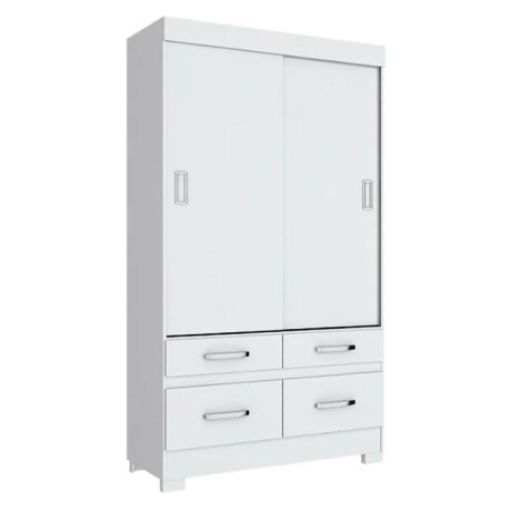 Ropero 2 Puertas Corredizas B25 Blanco Ropero 2 Puertas Corredizas B25 Blanco