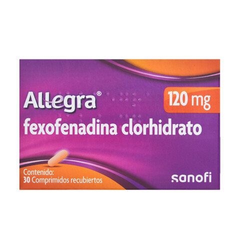 Allegra 120 mg 30 Comprimidos Allegra 120 mg 30 Comprimidos