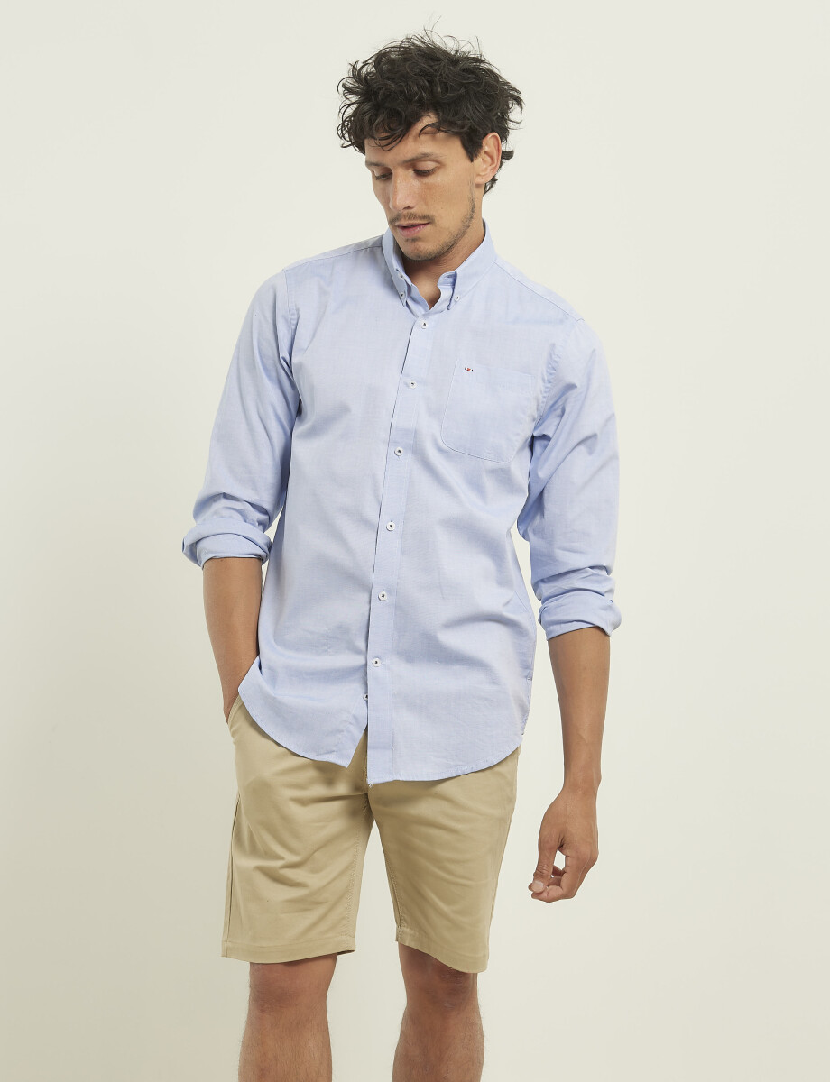 011762 CAMISA HARRINGTON LABEL Celeste