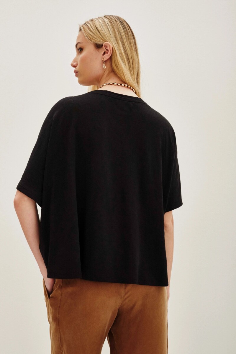 Remera Heart Sunny Negro
