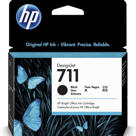 HP CZ133A 711 NEGRO 80ML T120/T520/T530/T130 UK Hp Cz133a 711 Negro 80ml T120/t520/t530/t130 Uk